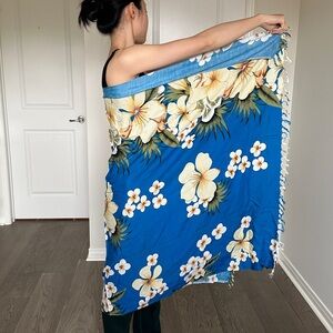 Turquoise blue sarong